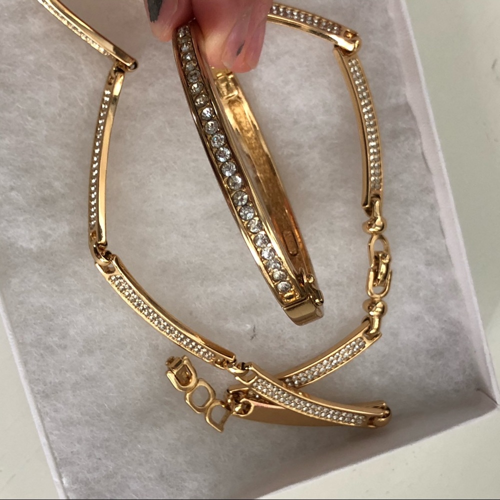 Christian Dior authentic necklace bracelet set